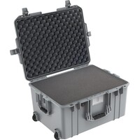 Pelican 1607 Air Case - With Foam (Silver)