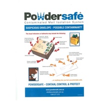 Powdersafe Suspicious Mail Indicator Posters