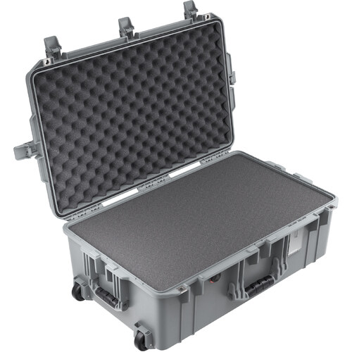 Pelican 1595 Air Case With Foam (Silver)