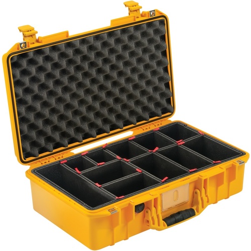 Pelican 1525 Air Case with TrekPak Dividers (Yellow)