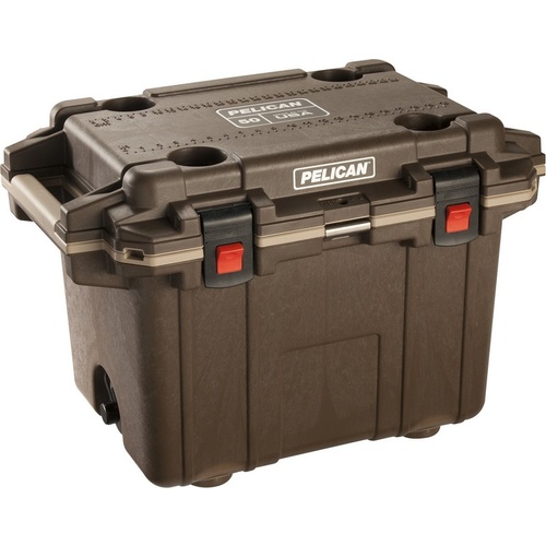 Pelican 47 Litre Elite Cooler Brown/Tan